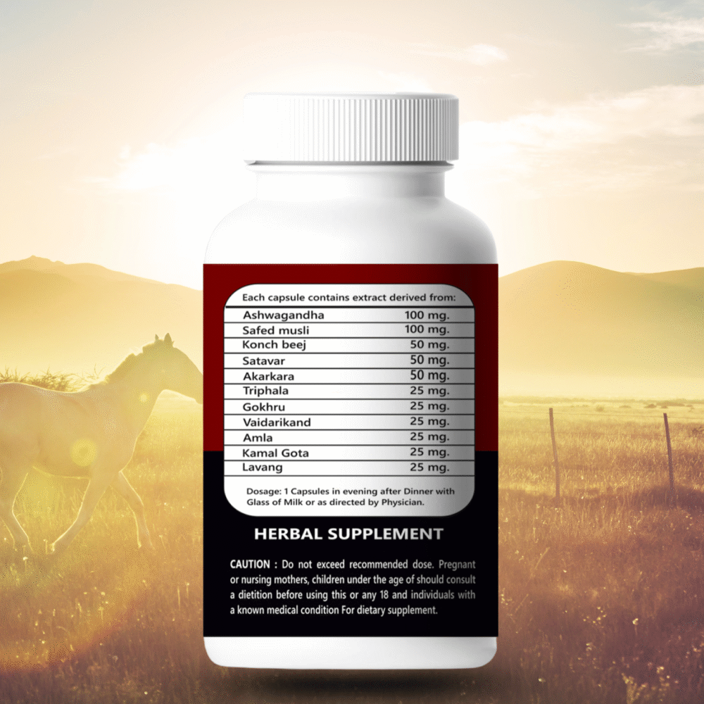 Horse Fire CapHorse Fire CapHorse Fire Capsules – Male Reproductive Health with 17 Potent Herbs