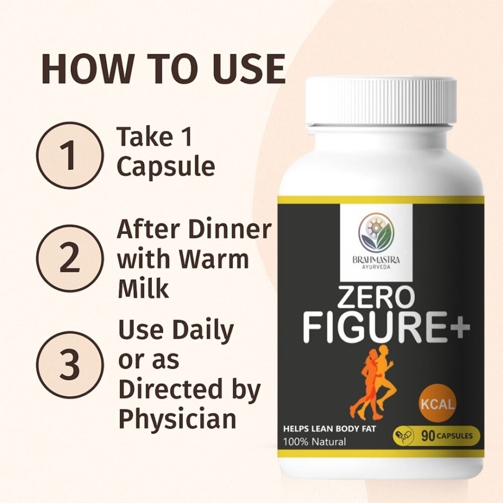 Brahmastra Ayurveda Zero Figure Capsules bottle