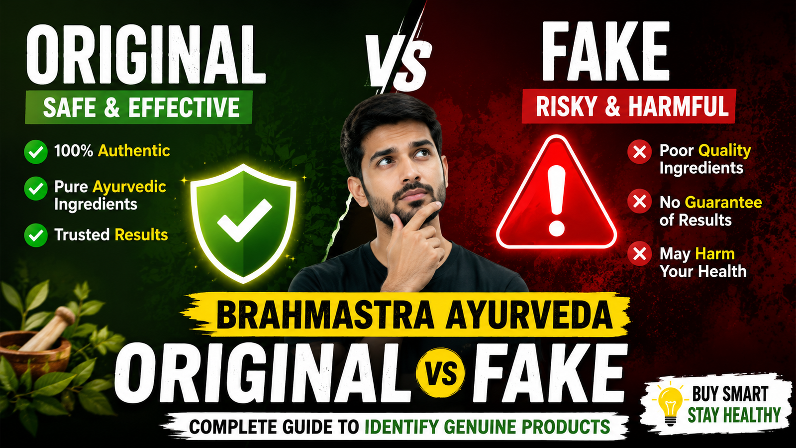 Brahmastra Original vs Fake – How to Identify Genuine Ayurveda Products (2026 Guide)